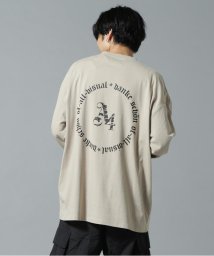 LHP(エルエイチピー)/DankeSchon/ダンケシェーン/A4 LST/サークルロゴ ロングスリーブTシャツ/グレー