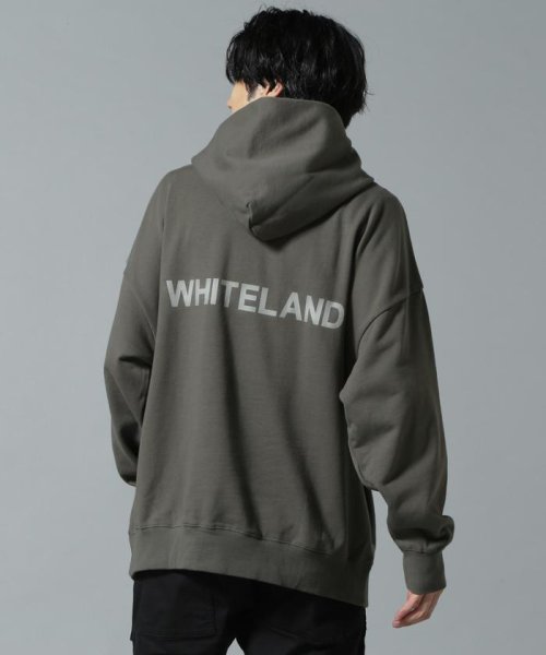 LHP(エルエイチピー)/WHITELAND/ホワイトランド/LOGO SWT HOODIE/ロゴ/グレー