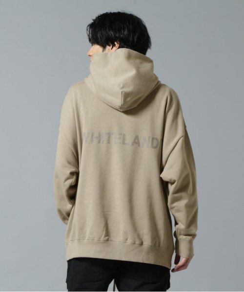 LHP(エルエイチピー)/WHITELAND/ホワイトランド/LOGO SWT HOODIE/ロゴ/カーキ