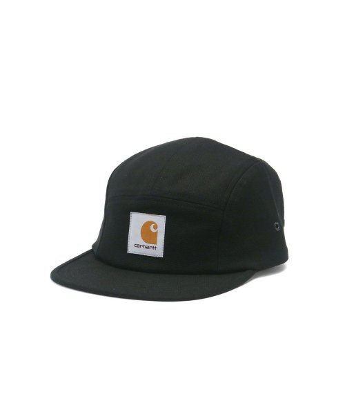 Carhartt WIP(カーハートダブルアイピー)/日本正規品 カーハート キャップ Carhartt WIP BACKLEY CAP 帽子 5パネルキャップ スクエアラベル ロゴ サイズ調整 I016607/ブラック