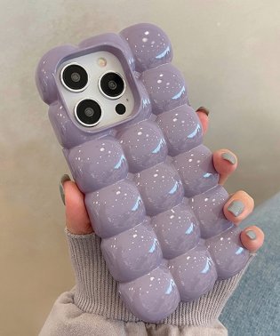 shopnikoniko/ぽこぽこ 立体的 スマホケース ma 【即納】 スマホカバー アイフォンケース iPhoneケース パステルカラー ぷくぷく iPhone13 iPhone14/505454195