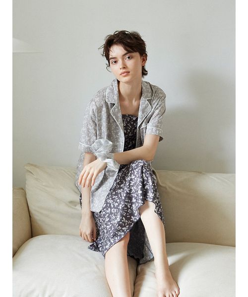 ジャガードサテン開襟シャツ(505454198) | SNIDEL HOME(SNIDEL HOME