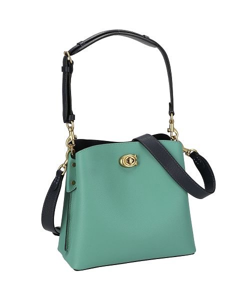 COACH ミントグリーン ショルダーバッグ