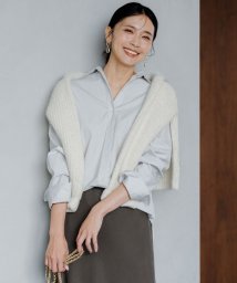 NIJYUSANKU（SMALL SIZE）(23区（小さいサイズ）)/【洗える】CANCLINI ベーシック シャツ/ライトグレー系