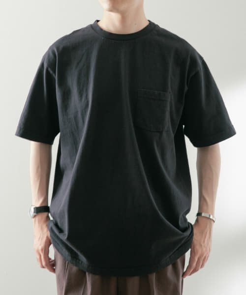 ITEMS URBANRESEARCH(アイテムズアーバンリサーチ（メンズ）)/Healthknit　MADE IN USA Pocket T－shirts/BLK
