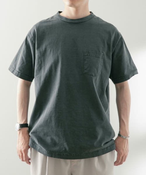 ITEMS URBANRESEARCH(アイテムズアーバンリサーチ（メンズ）)/Healthknit　MADE IN USA Pocket T－shirts/D.GRY