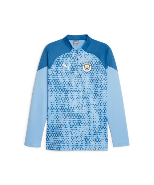 PUMA(プーマ)/メンズ マンチェスター シティFC 2023－24 トレーニング フリース/TEAMLIGHTBLUE-LAKEBLUE