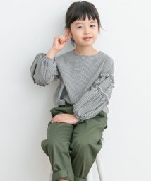 URBAN RESEARCH DOORS（Kids）(アーバンリサーチドアーズ（キッズ）)/ボリュームギャザースリーブブラウス(KIDS)/BLACK