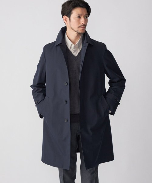 SHIPS MEN(シップス　メン)/SHIPS: 23FW オルメテックス ステンカラー コート/ダークブルー