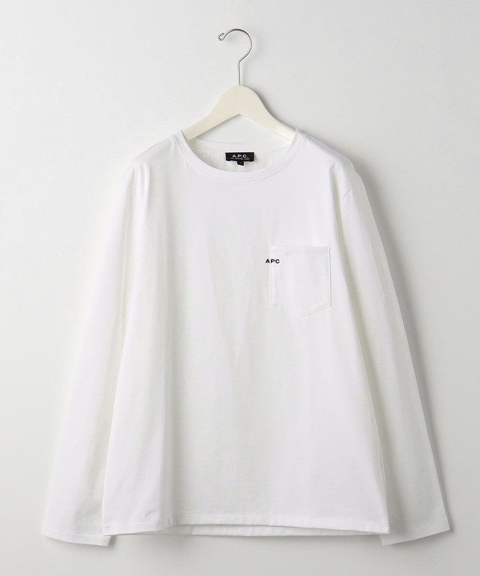 A.P.C.＞ポケット エンブレム Tシャツ(505125576) | グリーンレーベルリラクシング(green label relaxing) -  MAGASEEK