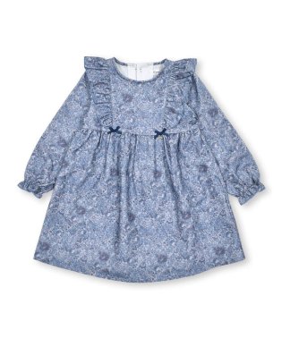 BeBe Petits Pois Vert/【お揃い】ネル起毛コットン花柄ワンピース(95~150cm)/505453371