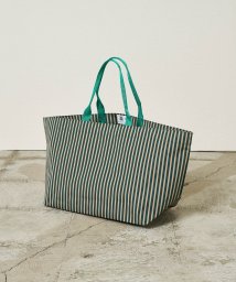 LANDWARDS SELECT(ランドワーズ セレクト)/【HOLLINGWORTH COUNTRY OUTFITTERS】ストライプビッグトートバッグ/グリーン
