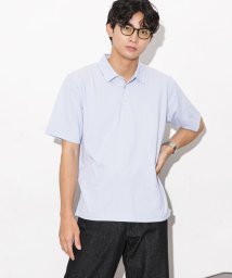 nano・universe(ナノ・ユニバース)/クールマックス刺繍ポロシャツ 半袖/サックス5