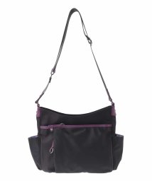 MK MICHEL KLEIN BAG/[撥水・ペットボトルホルダー付き]アクセントレザーショルダーバッグ/505457315