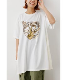 RODEO CROWNS WIDE BOWL(ロデオクラウンズワイドボウル)/TOURドッキングチュニック Tシャツ/O/WHT1