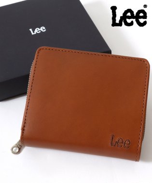 LAZAR/【Lazar】Lee/リー イタリアレザー ラウンドファスナー ウォレット/ロゴ ワンポイント刺繍 二つ折り 財布/505458217