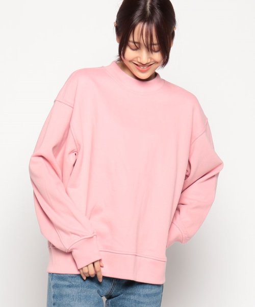 LEVI’S OUTLET(リーバイスアウトレット)/LEVI'S(R) MADE&CRAFTED(R)クルーネック スウェットシャツ ピンク BLUSH/ピンク
