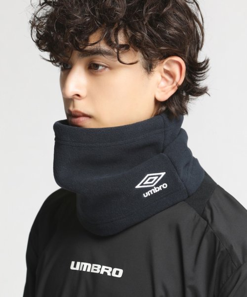 umbro(アンブロ)/ベーシックデザインネックウォーマー｜保温/ネイビー