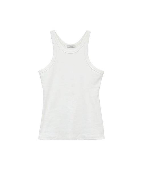 CLANE(クラネ)/AMERICAN SLEEVE TANK TOPS/WHITE