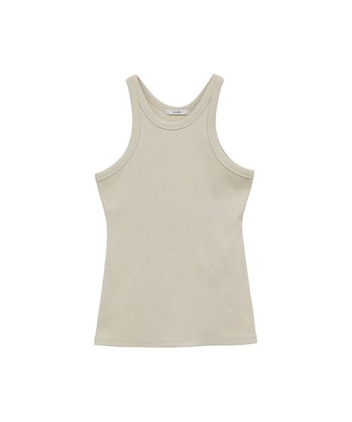 CLANE(クラネ)/AMERICAN SLEEVE TANK TOPS/BEIGE