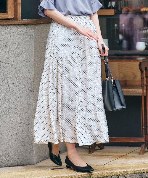 セール】1枚で映える！ポコポコドットスカート(505458674) | グローブ  