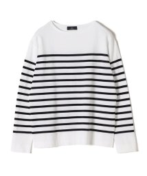 SHIPS WOMEN/Primary NavyLabel:〈手洗い可能〉スヴィン ボーダー ボートネック ニット 23AW/505458986