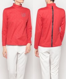 LANVIN SPORT(ランバン スポール)/【25周年】ロゴエンボスモックネックシャツ【アウトレット】/レッド