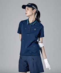 Munsingwear(マンシングウェア)/EXcDRY飛び柄半袖シャツ【アウトレット】/ネイビー