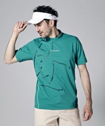 Munsingwear(マンシングウェア)/EXcDRYペンギングラフィックモックネック半袖シャツ【アウトレット】/グリーン