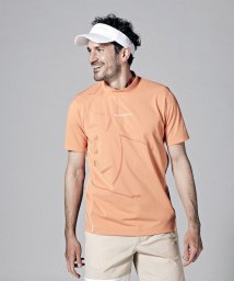 Munsingwear(マンシングウェア)/EXcDRYペンギングラフィックモックネック半袖シャツ【アウトレット】/オレンジ