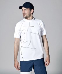Munsingwear(マンシングウェア)/EXcDRYペンギングラフィックモックネック半袖シャツ【アウトレット】/ホワイト