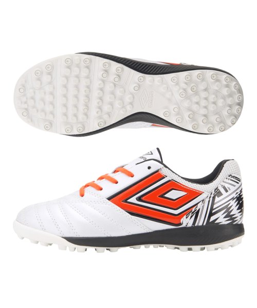 umbro(アンブロ)/アクセレイタ－ TR JR WIDE｜ジュニア｜ワイド |トレーニングシューズ/S.WHITE/BLACK/ORANGE