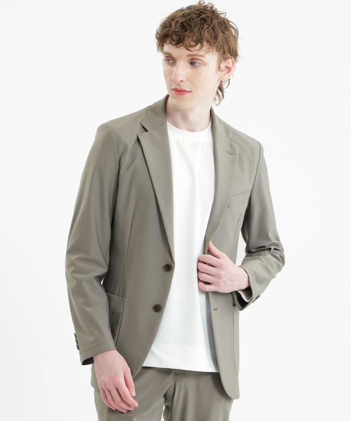 ドライフラットストレッチ 2PATCH JACKET ハイテンショントリコット
