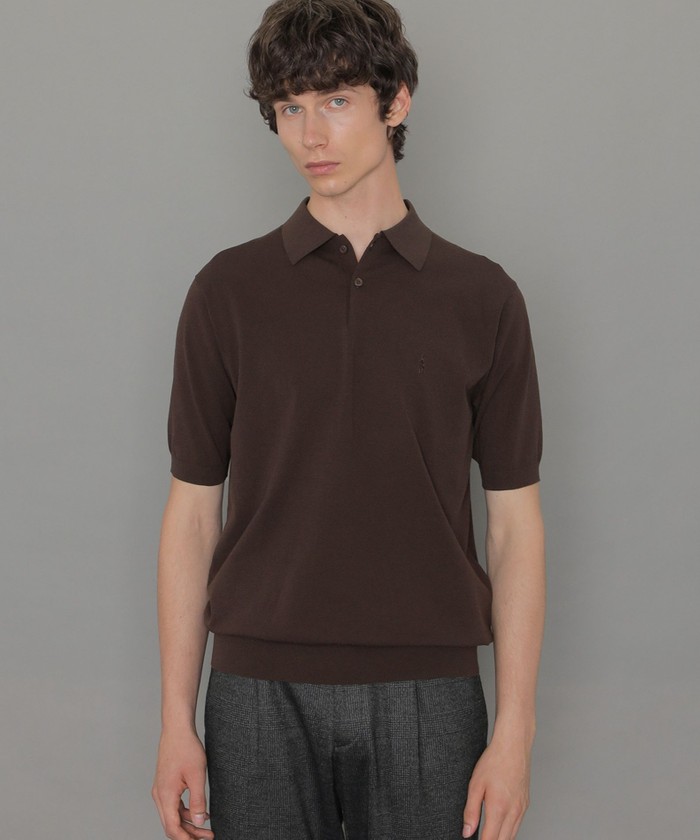 H-G L/S Knit Polo | crepuscule(クレプスキュール) / トップス