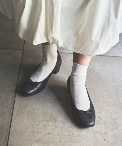 ヒップス HIPS ヒールアップバレエパンプス