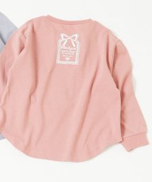 devirock(デビロック)/デビラボ ガールズ 長袖Tシャツ 子供服 キッズ ベビー 女の子 長袖Tシャツ ロンT /ピンク