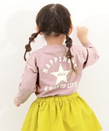 devirock/デビラボ プリント袖リブ 長袖Tシャツ 子供服 キッズ ベビー 男の子 女の子 長袖Tシャツ ロンT /505459071