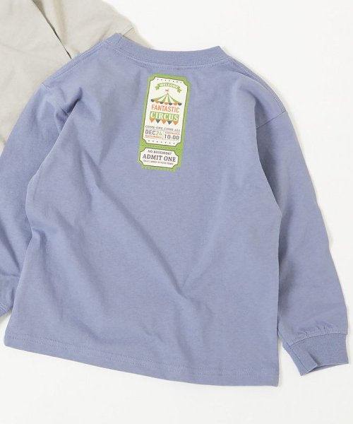 春のコレクション ミキハウス 長袖Tシャツ 110 サーカス