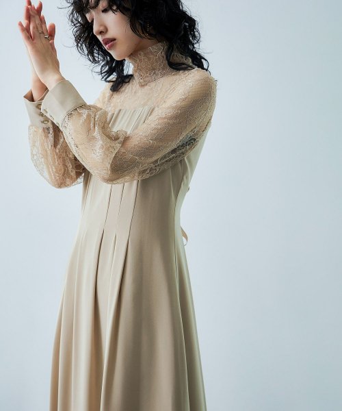 セール】niana ニアナ 結婚式 ワンピース パーティードレス ハイネック 