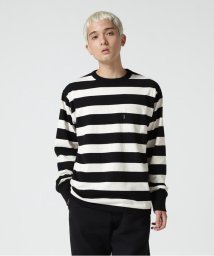 Schott/WIDE BORDER POCKET T－SHIRT/ワイドボーダー ポケットTシャツ/505459863