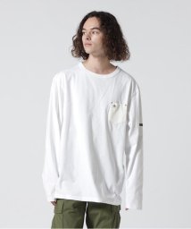 Schott/ LETHER POKET LS TEE/レザーポケット ロングスリーブ Tシャツ/505459864