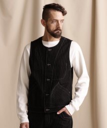 Schott(ショット)/OLD HICKORY DENIM VEST/オールドヒッコリーデニムベスト/ブラック