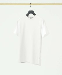 5351POURLESHOMMES(5351POURLESHOMMES)/異素材セミラグラン 半袖Tシャツ/ライトグレー