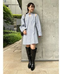 SNIDEL/Sustainable2wayシャツミニワンピース/505460330