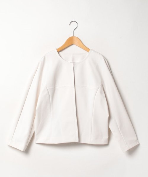 ノーカラージャケット 