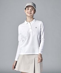 Munsingwear(マンシングウェア)/10YEARS POLO SHIRTS (10年ポロシャツ) 長袖/ホワイト