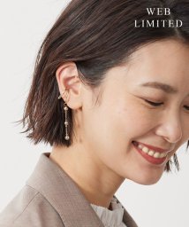 J.PRESS LADIES(J．プレス　レディス)/【WEB限定】3way ビジュー イヤカフ リング/ゴールド系