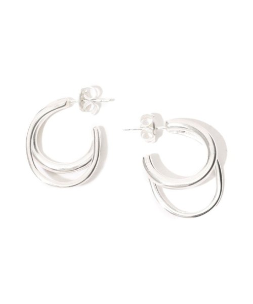 NATHALIE SCHRECKENBERG ダブルフープピアス SCHRECKENBERG