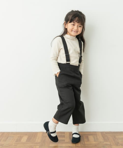 URBAN RESEARCH DOORS（Kids）(アーバンリサーチドアーズ（キッズ）)/『親子リンク』イージーケアサスペンダーパンツ(KIDS)/BLACK