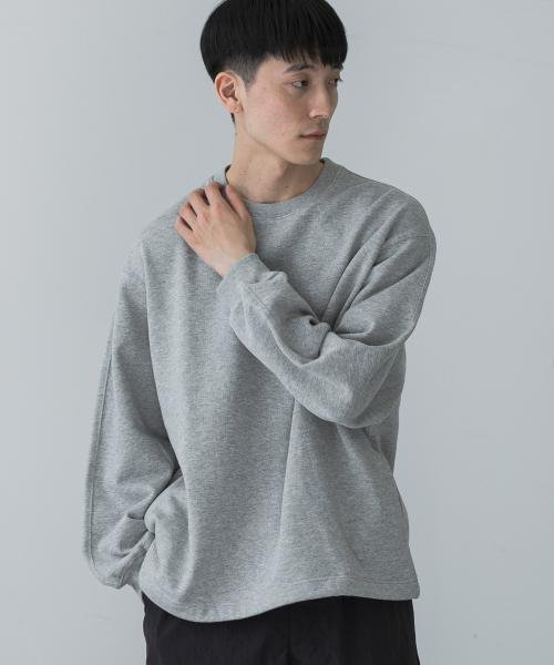 URBAN RESEARCH(アーバンリサーチ)/『UR TECH』スウェットクルーネック/GRAY/TOP